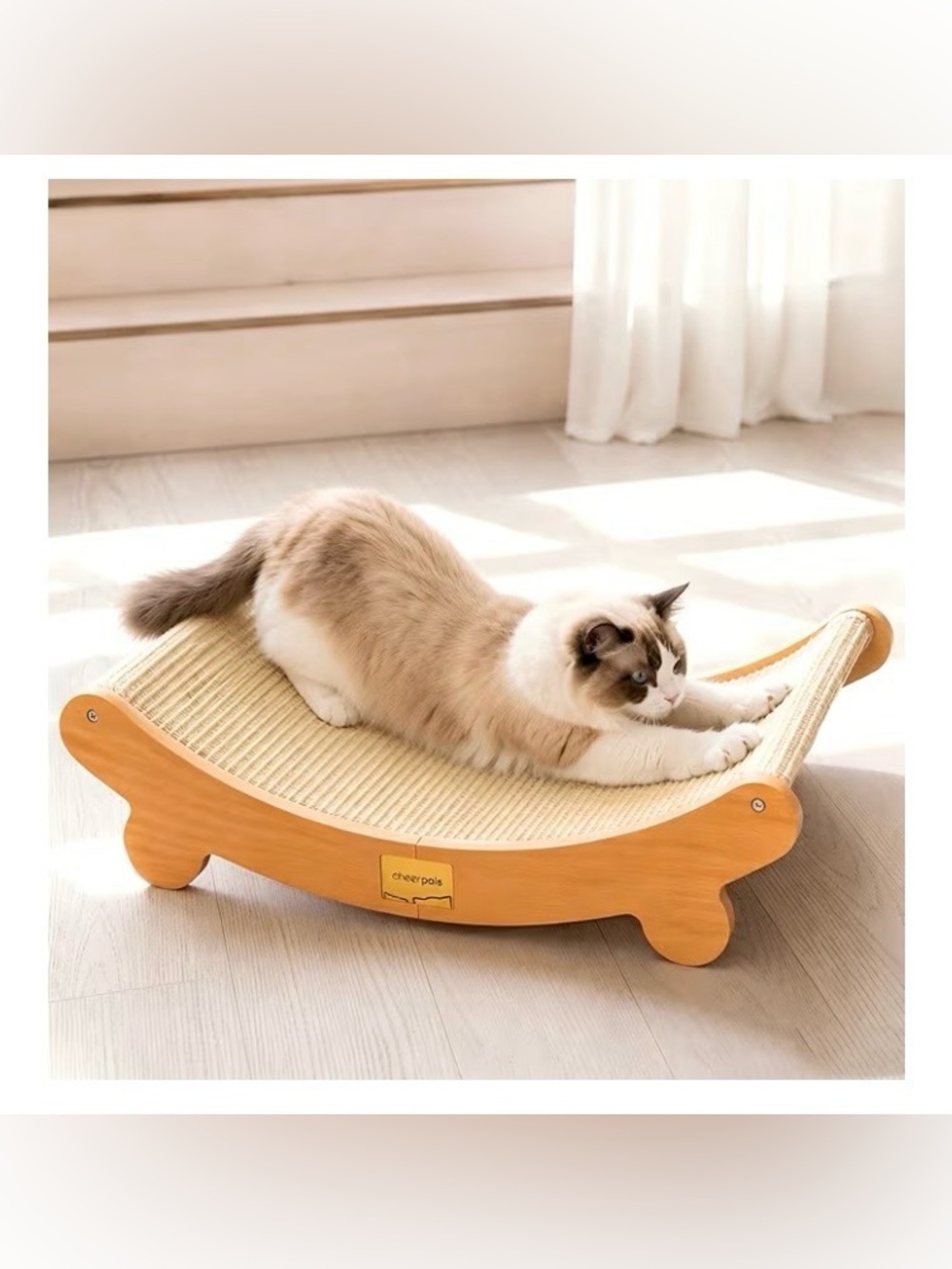 CHEERHOME PETS Sisal Cat Scratcher Bed for Indoor Cats Hammock, SEALED PACKAGE